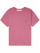 Abc. 123. - Logo-Appliquéd Cotton-Blend Jersey T-Shirt - Pink