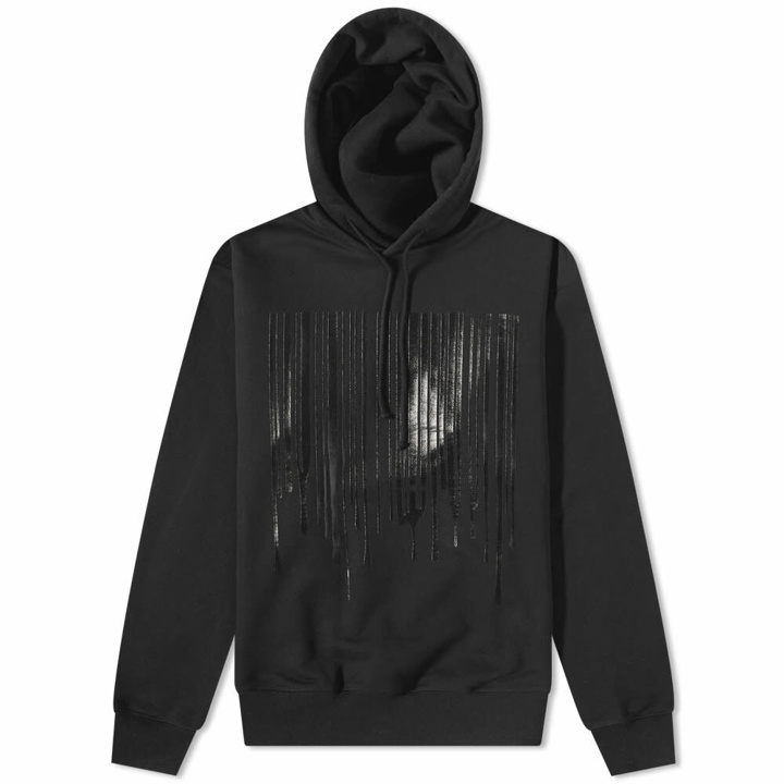 Photo: VTMNTS Men's Dripping Barcode Popover Hoody in Black
