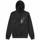 VTMNTS Men's Dripping Barcode Popover Hoody in Black