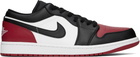 Nike Jordan Black & Red Air Jordan 1 Low Sneakers