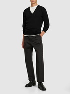 PT TORINO - Superfine Wool Knit V-neck Sweater