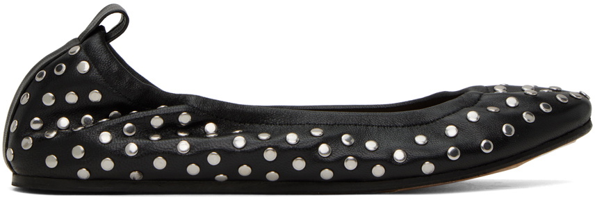 Isabel Marant Black Studded Belna Ballerina Flats Isabel Marant