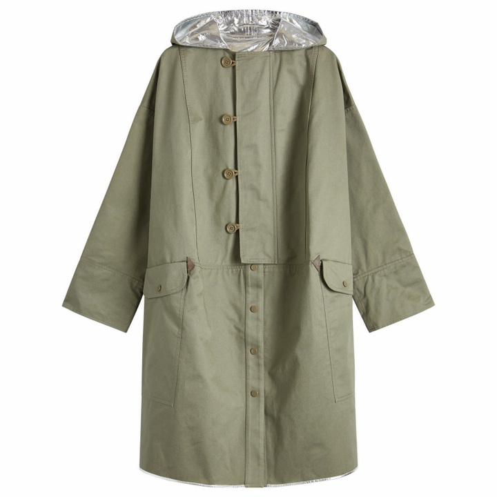 Photo: Paco Rabanne Women's Reversible Parka Jacket in Green