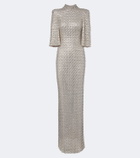 Jenny Packham Sedona embellished mesh gown