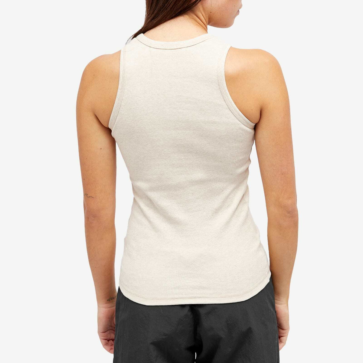 Peachy Den Women's Carrie Vest Top in Biscuit