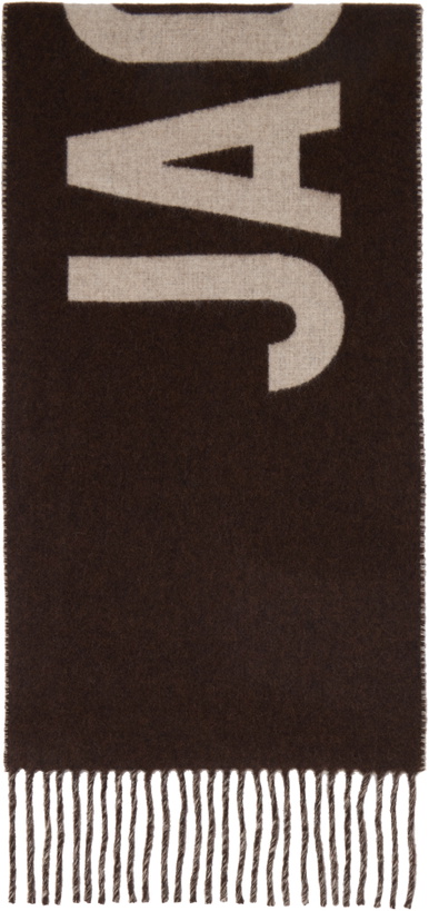 Photo: JACQUEMUS Brown 'The Jacquemus' Scarf