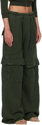 GREG ROSS Khaki Cargo Lounge Pants