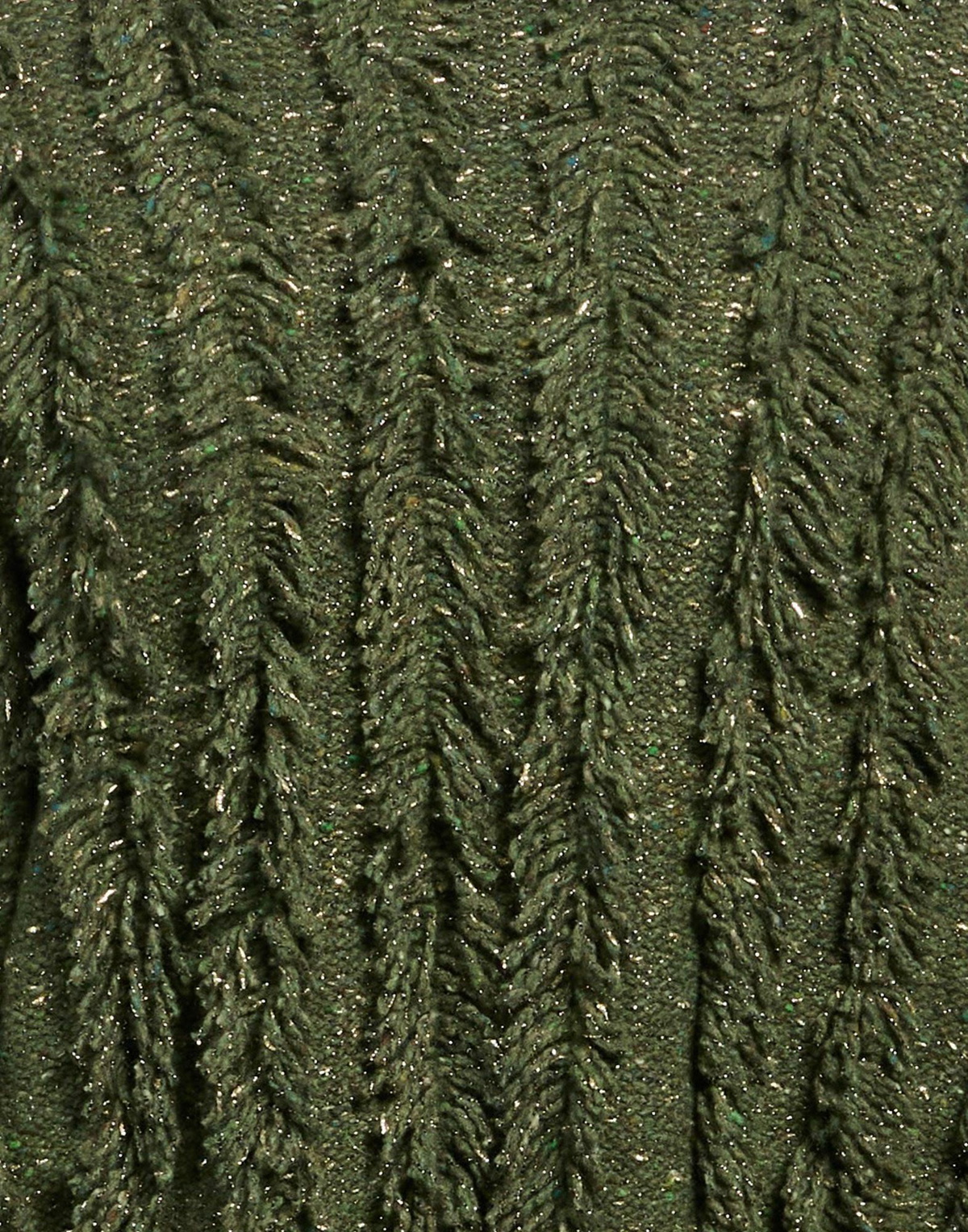 Manila Grace Womens Turtleneck Military in Green