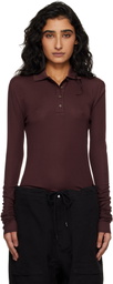 Entire Studios Brown LS Polo