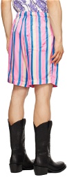 Dries Van Noten Pink Elasticated Shorts