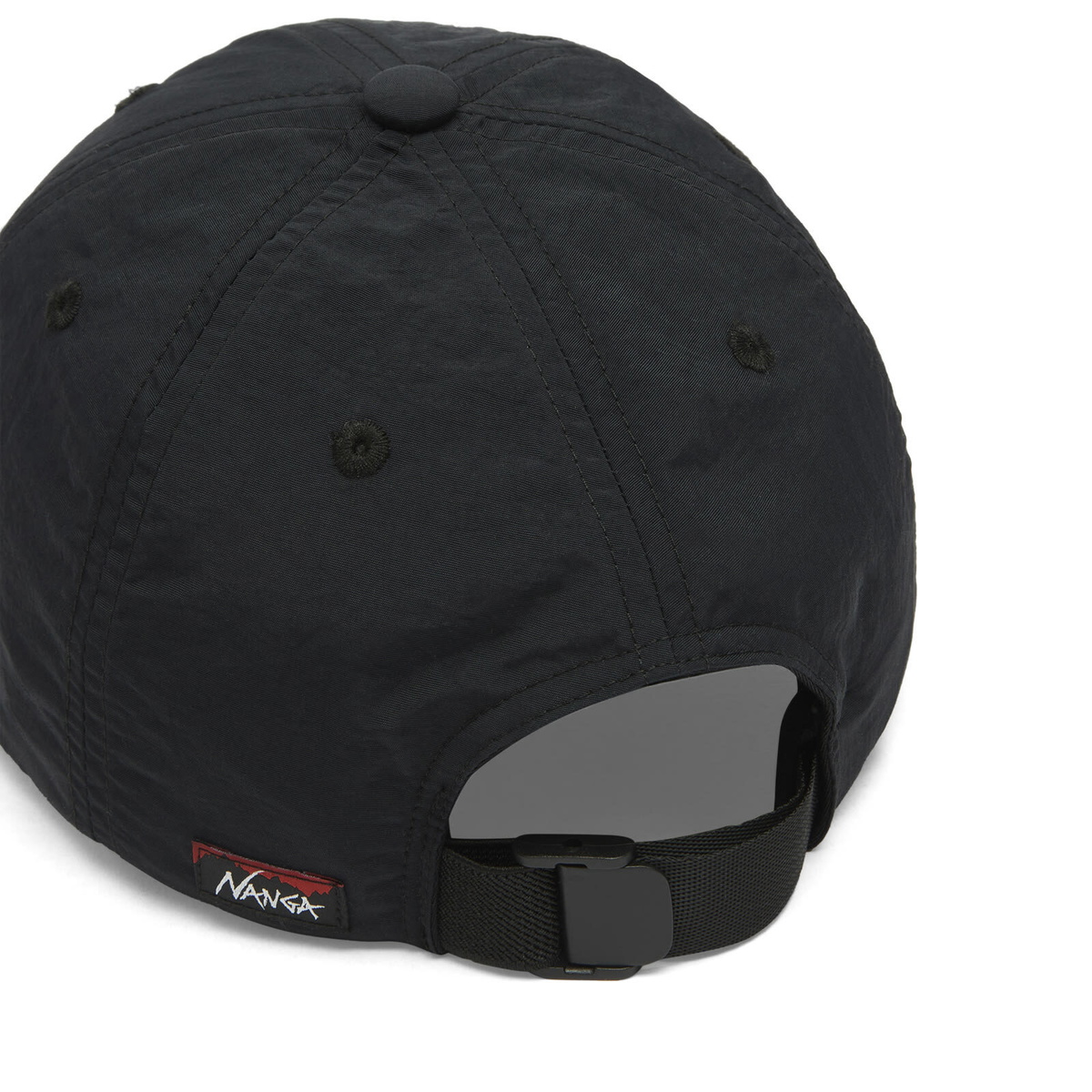 NANGA Men's Nylon Tusser Baseball Cap in Black 