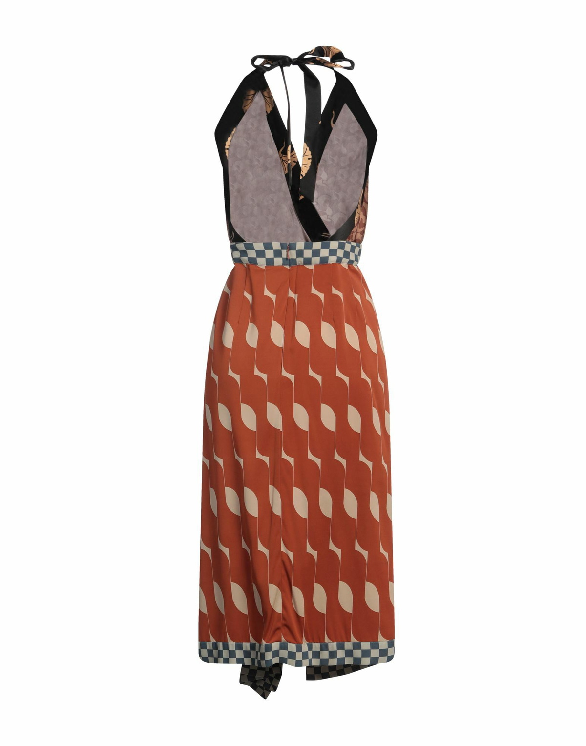 Dries Van Noten Womens Midi dress in Brown