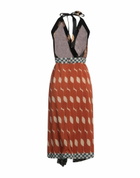 Dries Van Noten Womens Midi dress in Brown