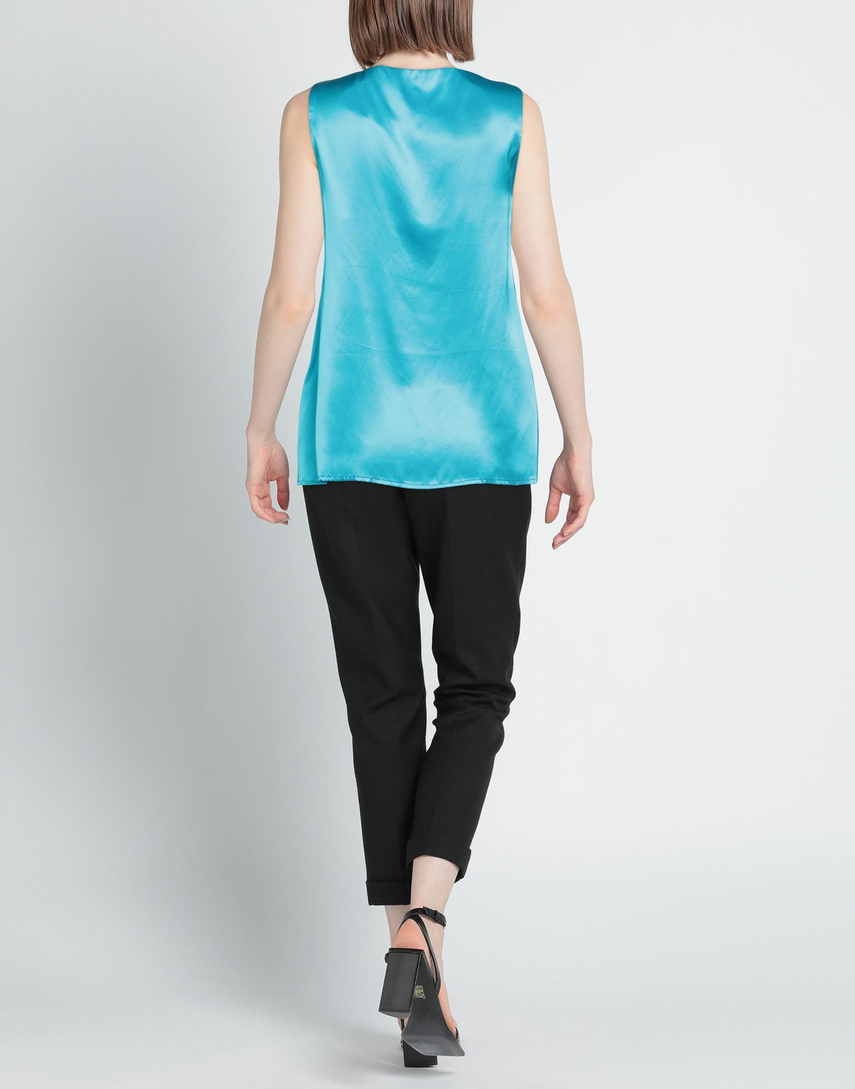 Manila Grace Womens Top Azure