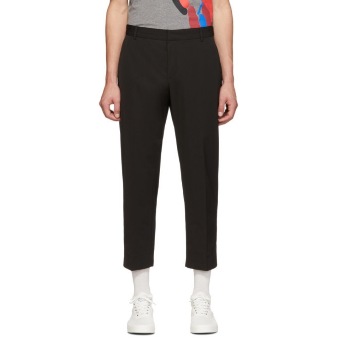 Photo: Maison Kitsune Black Cropped Trousers