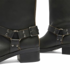 Samsøe Samsøe Women's Sabrenta Knee High Buckled Boots in Black Olive