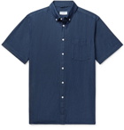 Saturdays NYC - Button-Down Collar Denim Shirt - Dark denim