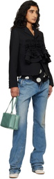 Comme des Garçons Girl Black Gabardine Blazer
