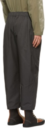 South2 West8 Grey Belted Centre Seam Trousers