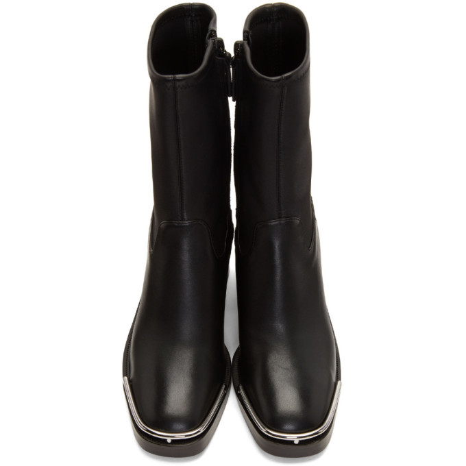 Alexander wang hailey on sale leather ankle boots