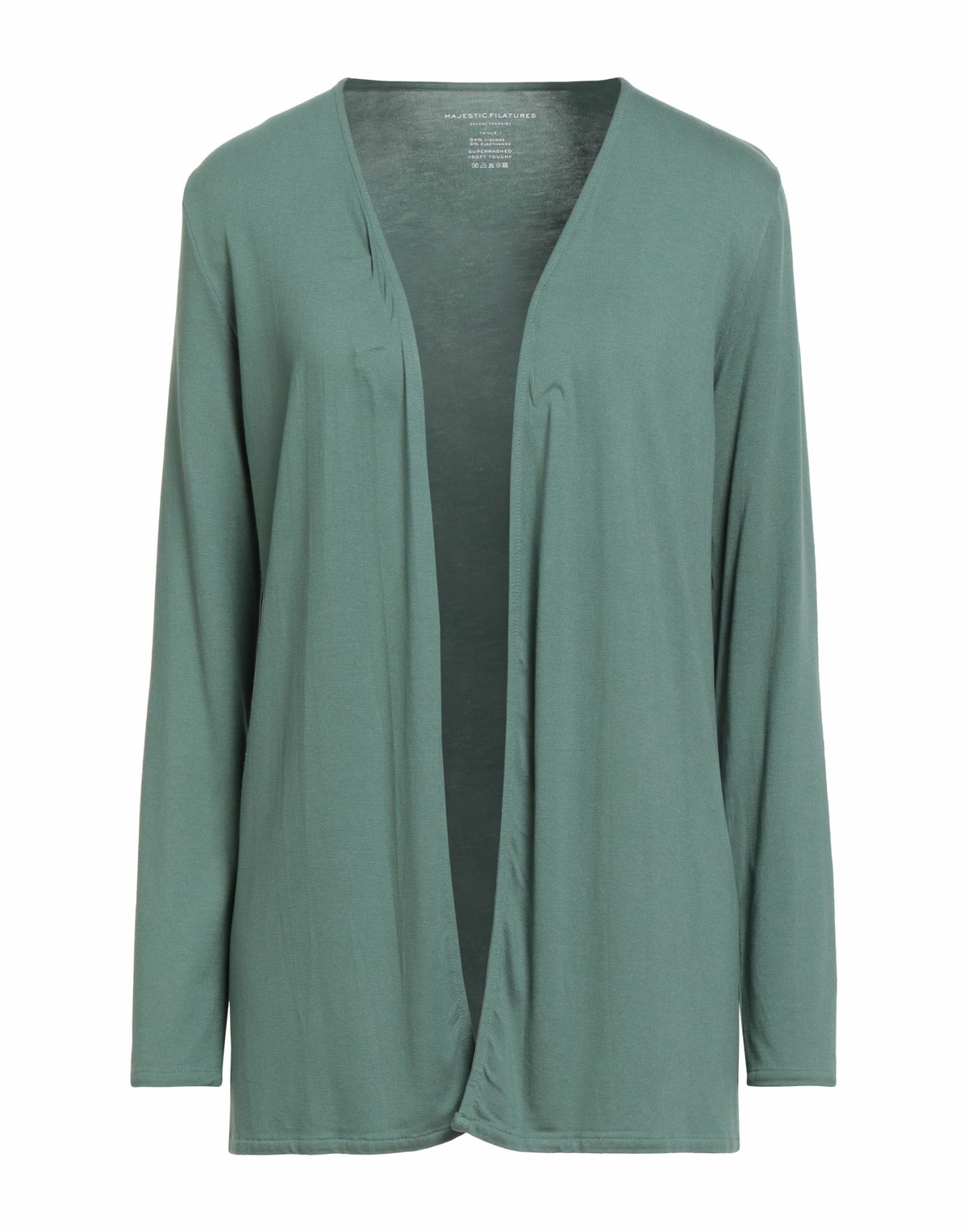 Majestic Filatures Womens Cardigan in Green
