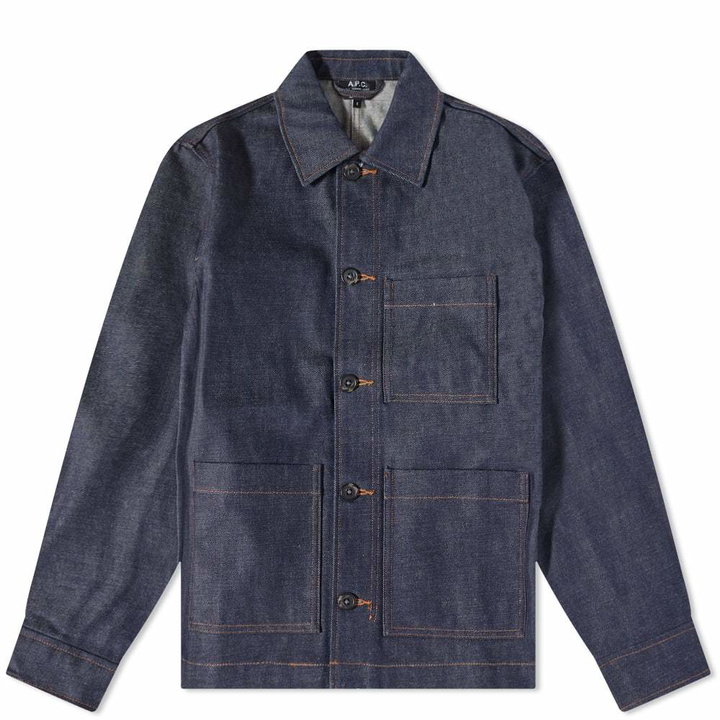 Photo: A.P.C. Nathanael Denim Chore Jacket