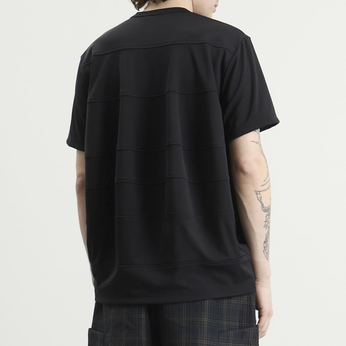 Comme des Garçons Homme Plus Men's Smooth Thick T-Shirt in Black