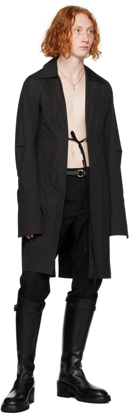Ann Demeulemeester Black Aert Shirt
