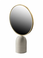 POLSPOTTEN Round Mirror with White Marble