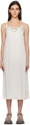See by Chloé White Embroidered Midi Dress