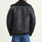 A.P.C. Men's Tommy Faux Shearling Jacket in Black
