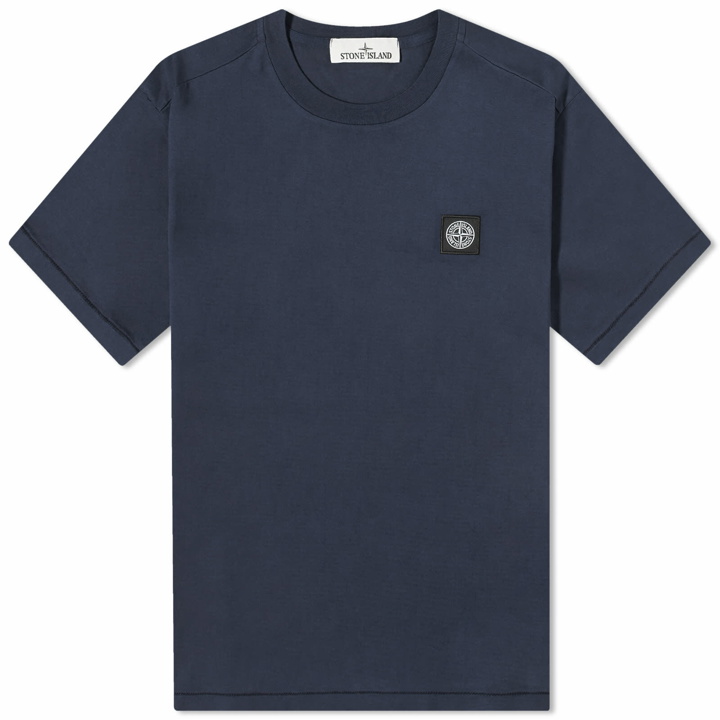 Photo: Stone Island Men's Patch T-Shirt in Navy Blue