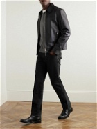 Canali - Slim-Fit Straight-Leg Stretch-Denim Jeans - Black