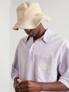 Jacquemus - Logo-Embroidered Cotton-Terry Bucket Hat - Neutrals