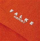 Falke - Airport Stretch Virgin Wool-Blend Socks - Orange