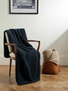 Inis Meáin - Ribbed Merino Wool and Cashmere-Blend Blanket