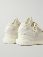 Y-3 - Qasa Neoprene, Webbing and Rubber High Top Sneakers - White