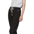 Champion Reverse Weave Black Elastic Cuff Lounge Pants