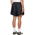Fear of God ESSENTIALS Black Checkered Gym Shorts