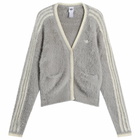 Adidas Women's X CLOT Crafted Cardigan in Solid Grey