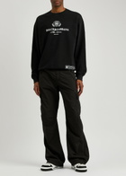 Dolce & Gabbana Logo-print Cotton Sweatshirt Black