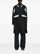 J.LAL Black Panelled Lightweight Coat