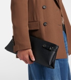 Brunello Cucinelli Small leather clutch