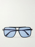 TOM FORD - Kemp Aviator-Style Acetate Sunglasses