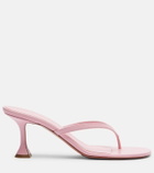 Amina Muaddi Juliette leather thong sandals