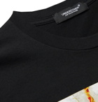 UNDERCOVER - Logo-Print Cotton-Jersey T-Shirt - Black