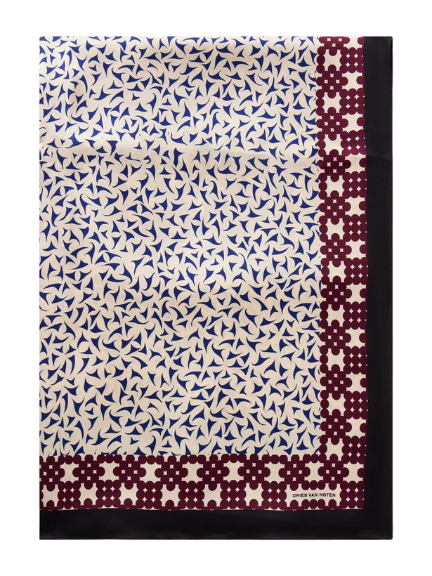 Photo: Dries Van Noten - Printed Satin Scarf