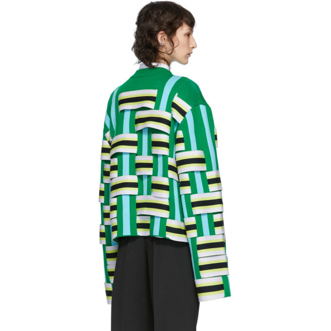 Namacheko Green and Blue Masivie Sweatshirt