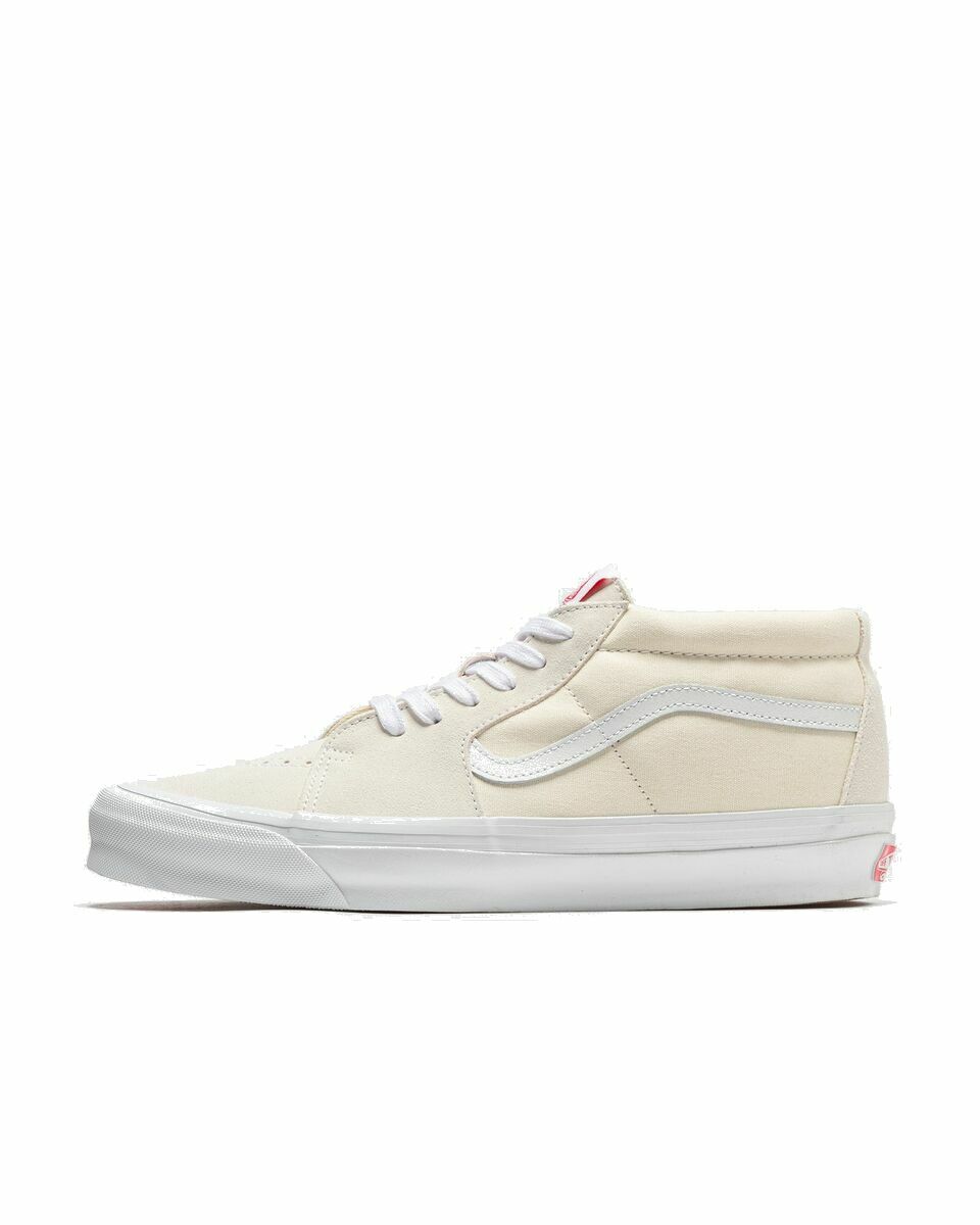 Photo: Vans Ua Og Sk8 Mid Lx Beige - Mens - High & Midtop