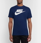 Nike - Logo-Print Cotton-Jersey T-Shirt - Men - Navy